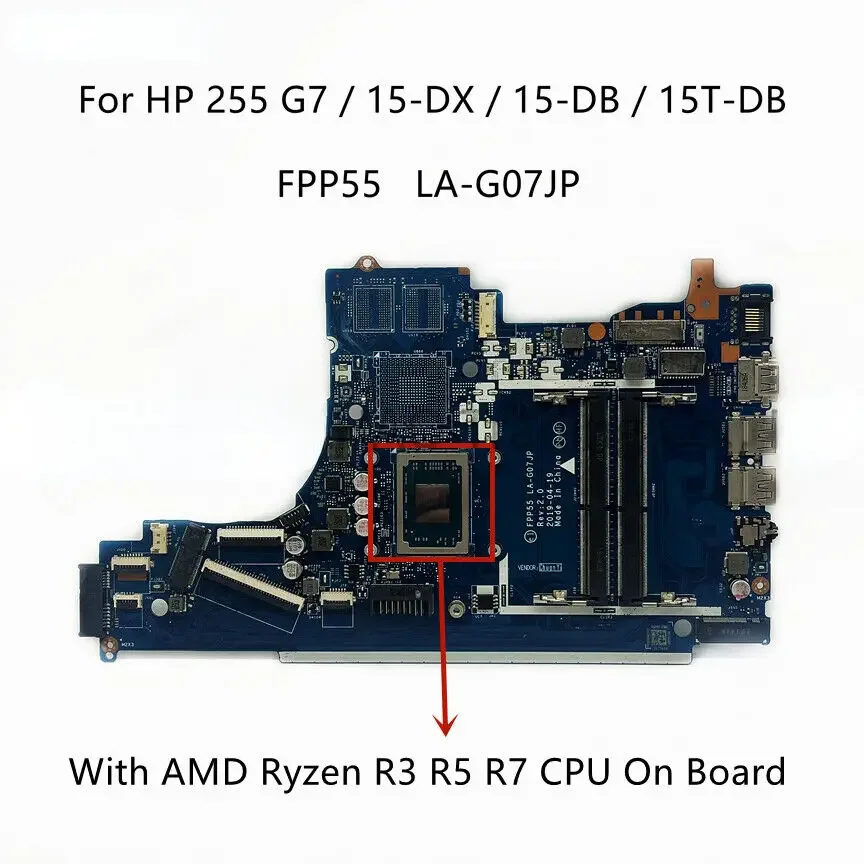 Для основной платы HP 15T-DB 15-DX R3 R5-3500 R7 CPU LA-G07JP L46515-001-Используется
Для основной платы HP 15T-DB 15-DX R3 R5-3500 R7 CPU LA-G07JP L46515-001-Используется