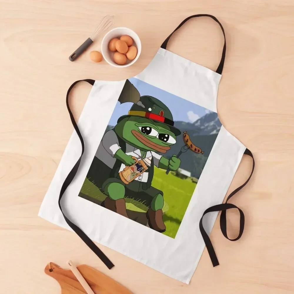 German Pepe The Frog Apron Home Utensils women's work Kitchen Women Hairdresser Apron 
German Pepe The Frog Apron Home Utensils women's work Kitchen Women Hairdresser Apron