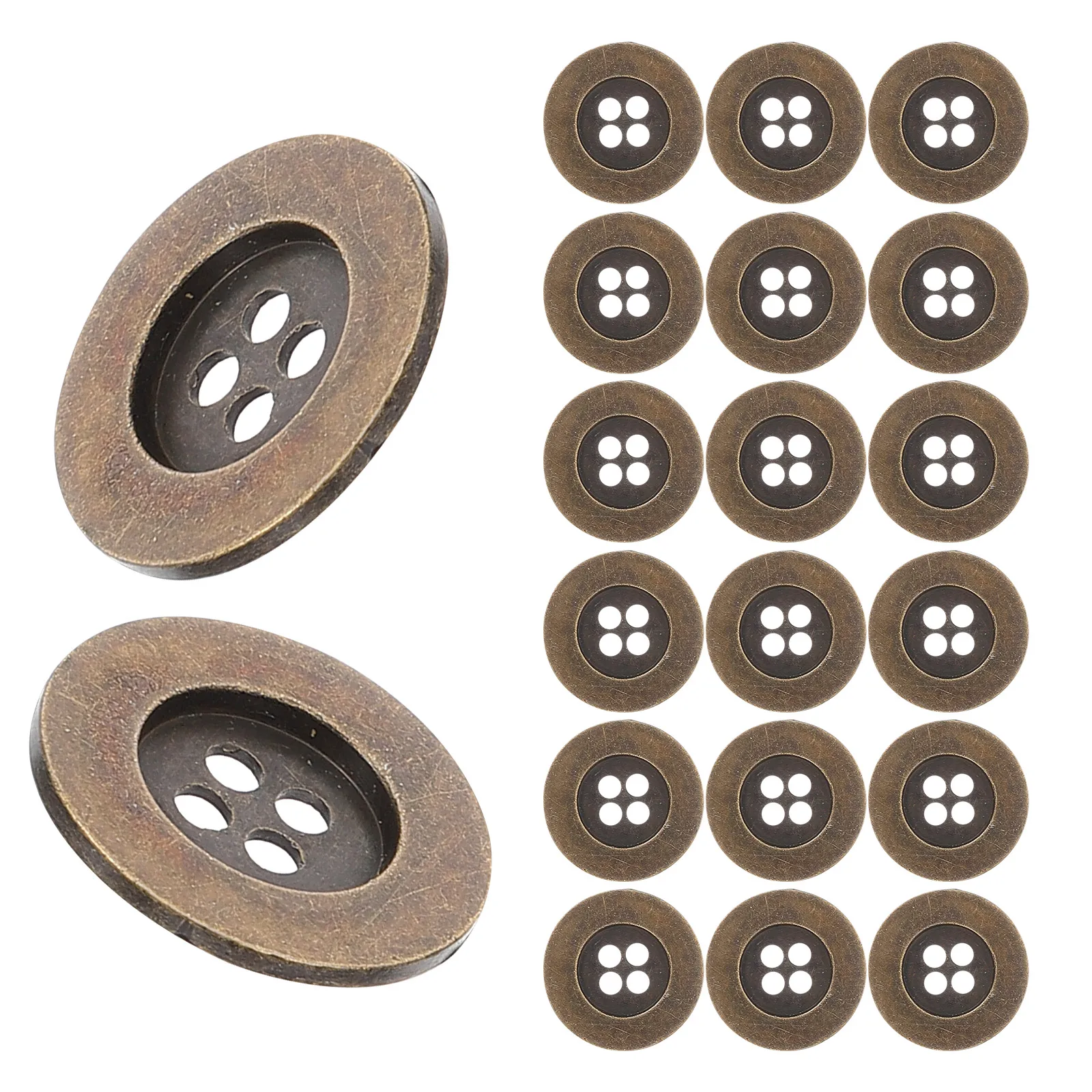 20pcs Copper Retro Buttons Broadside Button For Clothes Metal DIY Sewing Clothes Decorative Garment Accessories
20pcs Copper Retro Buttons Broadside Button For Clothes Metal DIY Sewing Clothes Decorative Garment Accessories