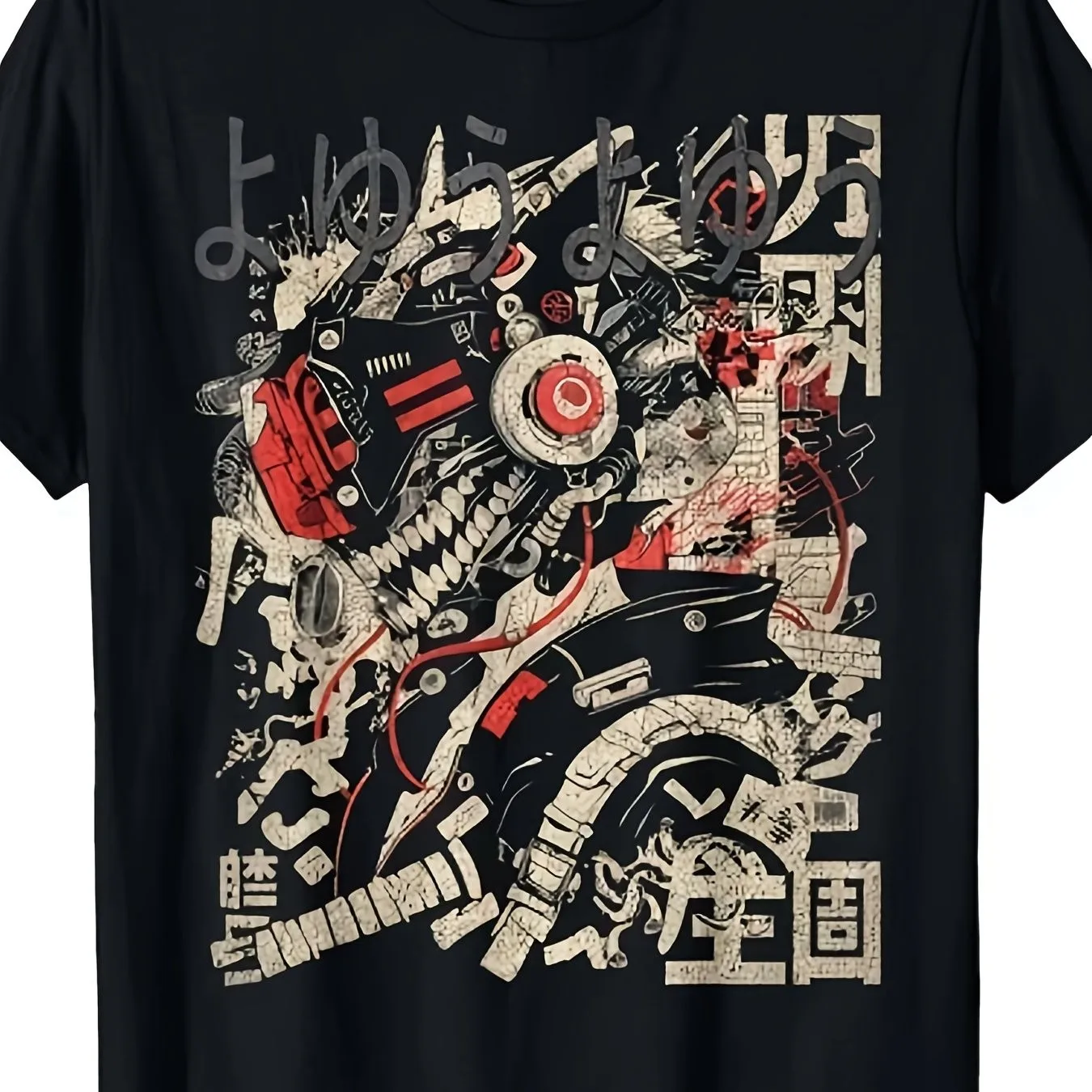 Cyberpunk Techwear Tee Manga-Inspired Street Style Graphic Shirt
Cyberpunk Techwear Tee Manga-Inspired Street Style Graphic Shirt