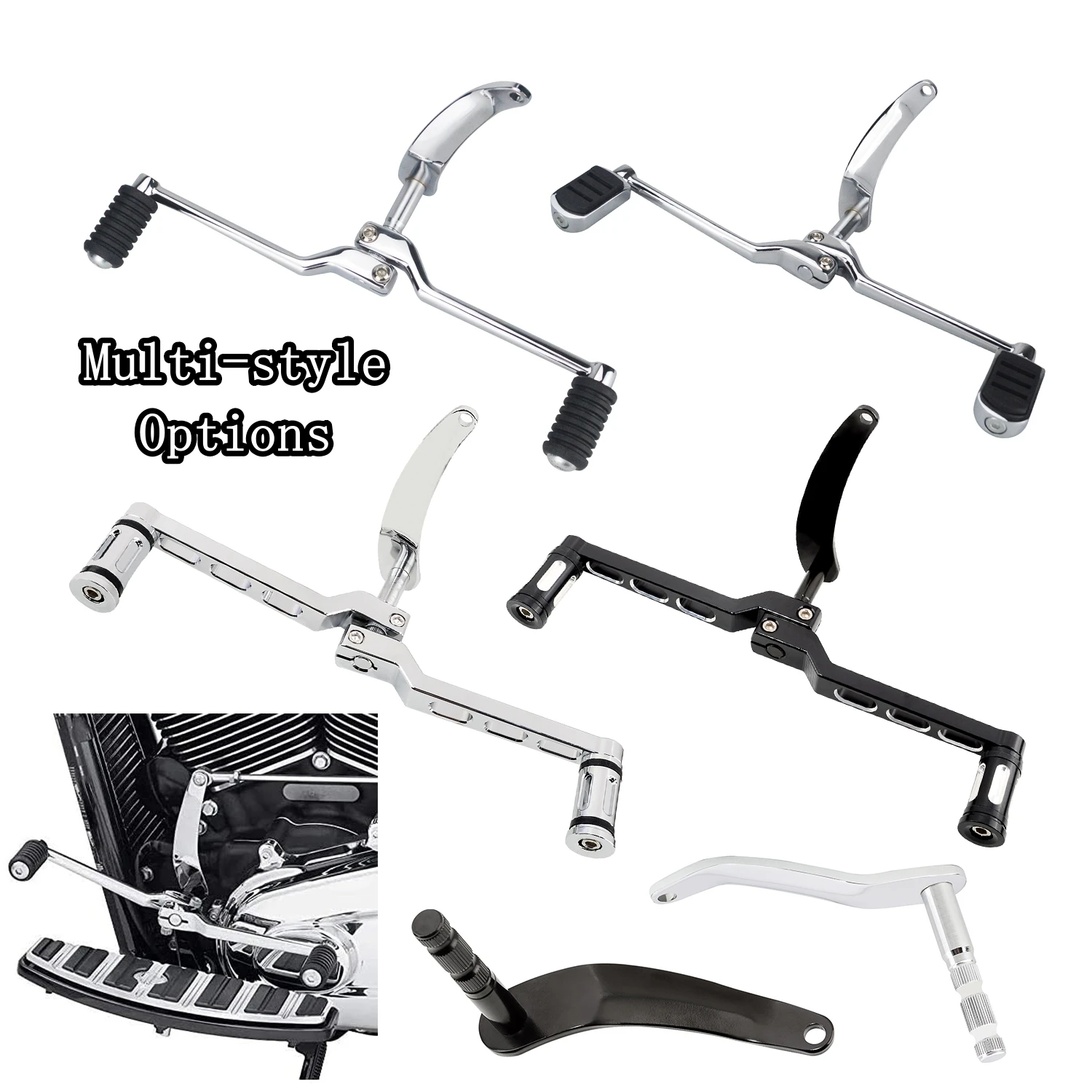 Motorcycles Heel Toe Gear Shifter Shift Rod Lever Arm Parts For Harley Softail Slim FLSL Fat Boy Deluxe Heritage 2018-2025
Motorcycles Heel Toe Gear Shifter Shift Rod Lever Arm Parts For Harley Softail Slim FLSL Fat Boy Deluxe Heritage 2018-2025