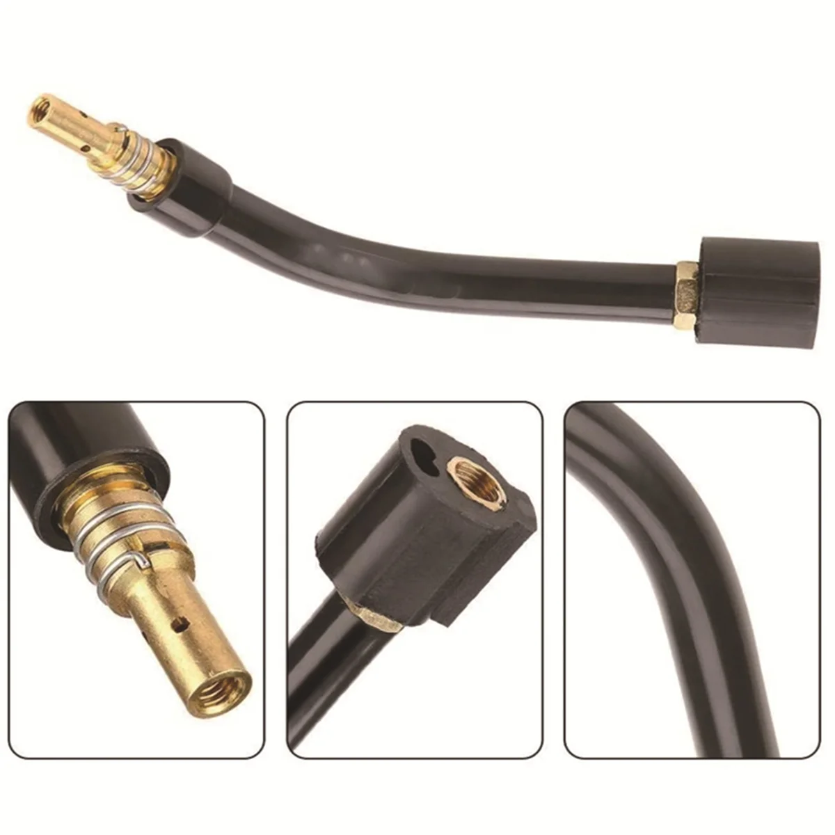 ABFKW Flexible Mig Welding Neck, Flexible Mig Extension,035inch M6 Nozzle Holder Diffuser and Guard and Torch Neck for MB15
ABFKW Flexible Mig Welding Neck, Flexible Mig Extension,035inch M6 Nozzle Holder Diffuser and Guard and Torch Neck for MB15