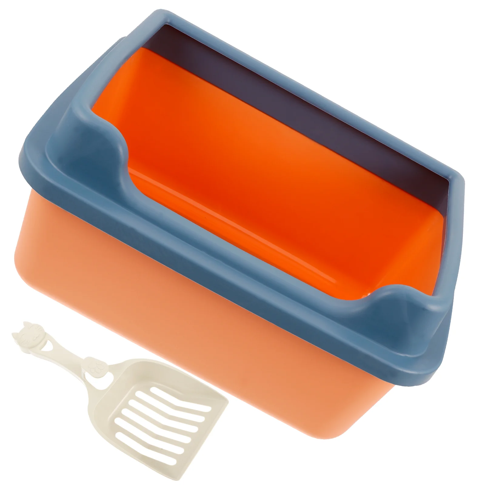 1 Set Semi-closed Cat Litter Box With Scoop Cat Litter Tray Cat Toilet Small Animals Toilet portable litter box
1 Set Semi-closed Cat Litter Box With Scoop Cat Litter Tray Cat Toilet Small Animals Toilet portable litter box