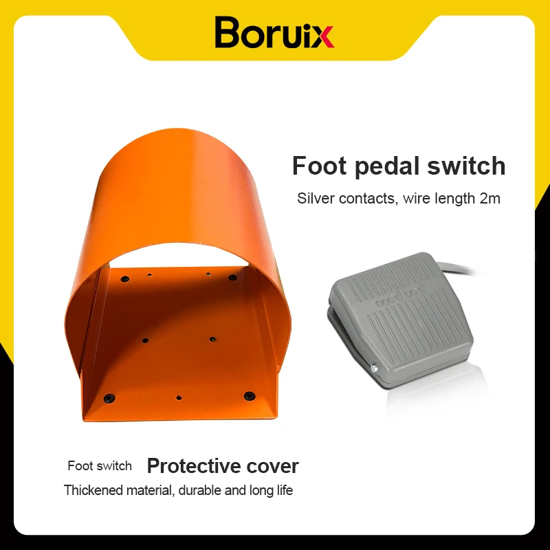 Foot switch protective cover terminal machine punching machine special thickened protective cover foot switch anti-skid safety
Foot switch protective cover terminal machine punching machine special thickened protective cover foot switch anti-skid safety