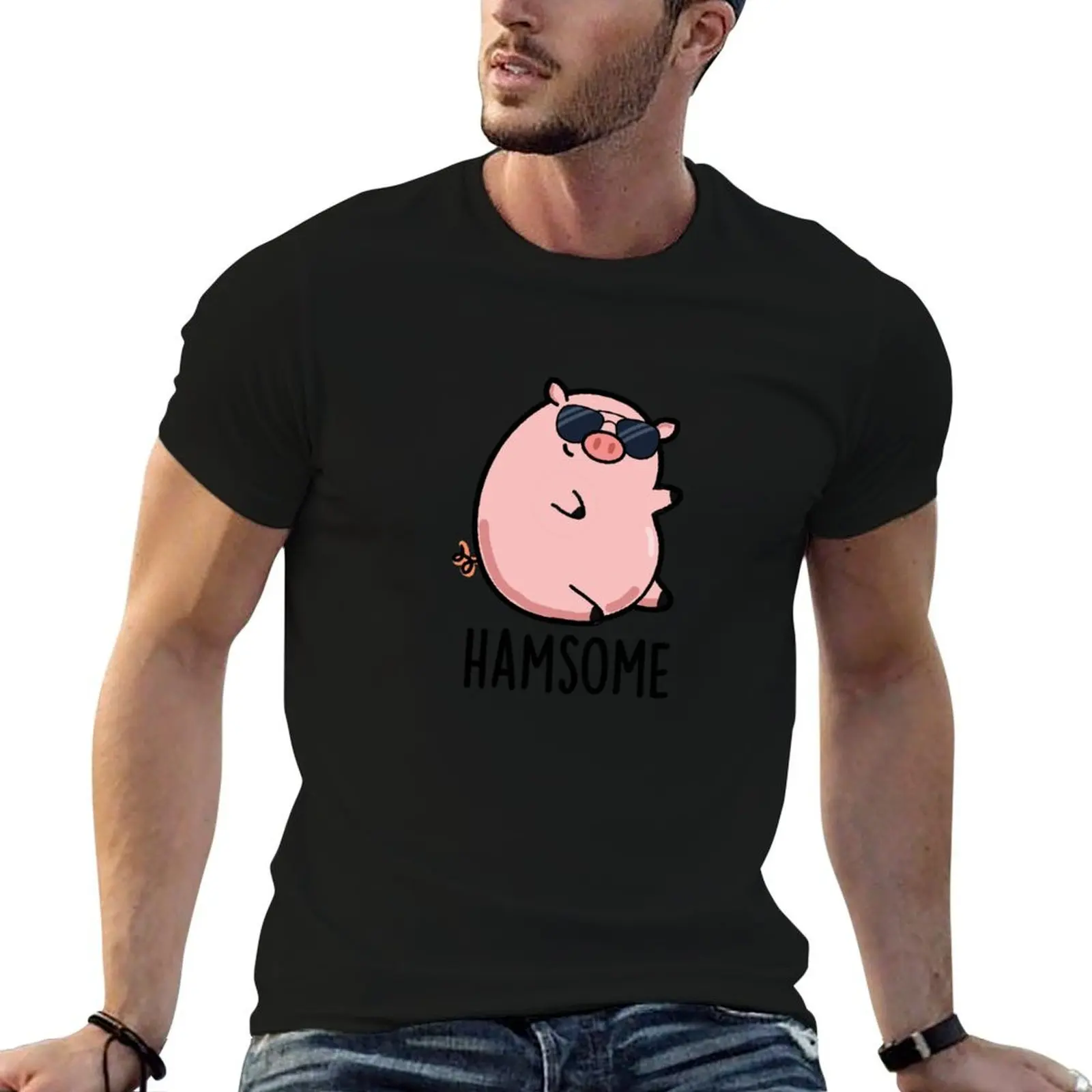 Hamsome Funny Pig Puns T-Shirt anime t shirts for man essential t shirt T-Shirt
Hamsome Funny Pig Puns T-Shirt anime t shirts for man essential t shirt T-Shirt