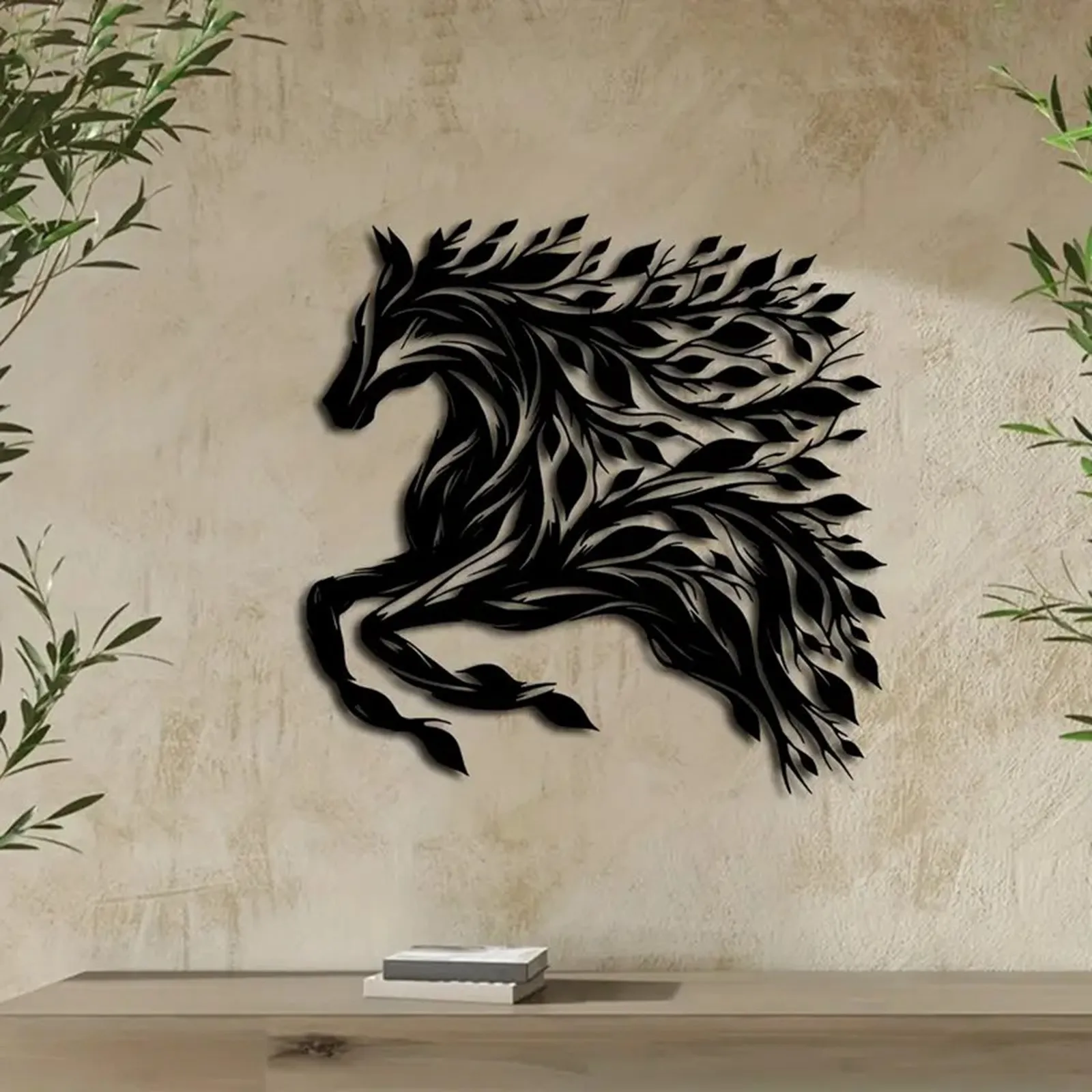 1pc Deep Horse Wall Decoration Elegant Wall Decoration Modern Design Suitable For Home Or Snow Garland For Fireplace
1pc Deep Horse Wall Decoration Elegant Wall Decoration Modern Design Suitable For Home Or Snow Garland For Fireplace