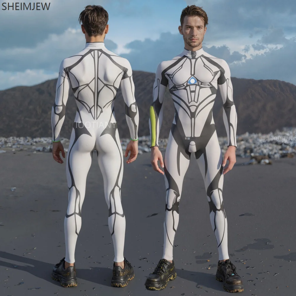 Robot Party Mecha Cyber Leotard Men's Bodysuit Adult Role Play Carnival Costume Fashion Armor Lycra Stretch Stage Tights 2025
Robot Party Mecha Cyber Leotard Men's Bodysuit Adult Role Play Carnival Costume Fashion Armor Lycra Stretch Stage Tights 2025