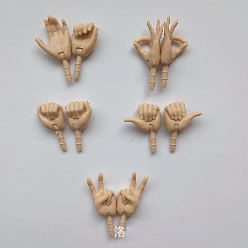10 Pieces of 22 Joint Doll Body Special Hand Set DIY Accessories 6 Parts Group Full Set of Hand Doll Accessories
10 Pieces of 22 Joint Doll Body Special Hand Set DIY Accessories 6 Parts Group Full Set of Hand Doll Accessories