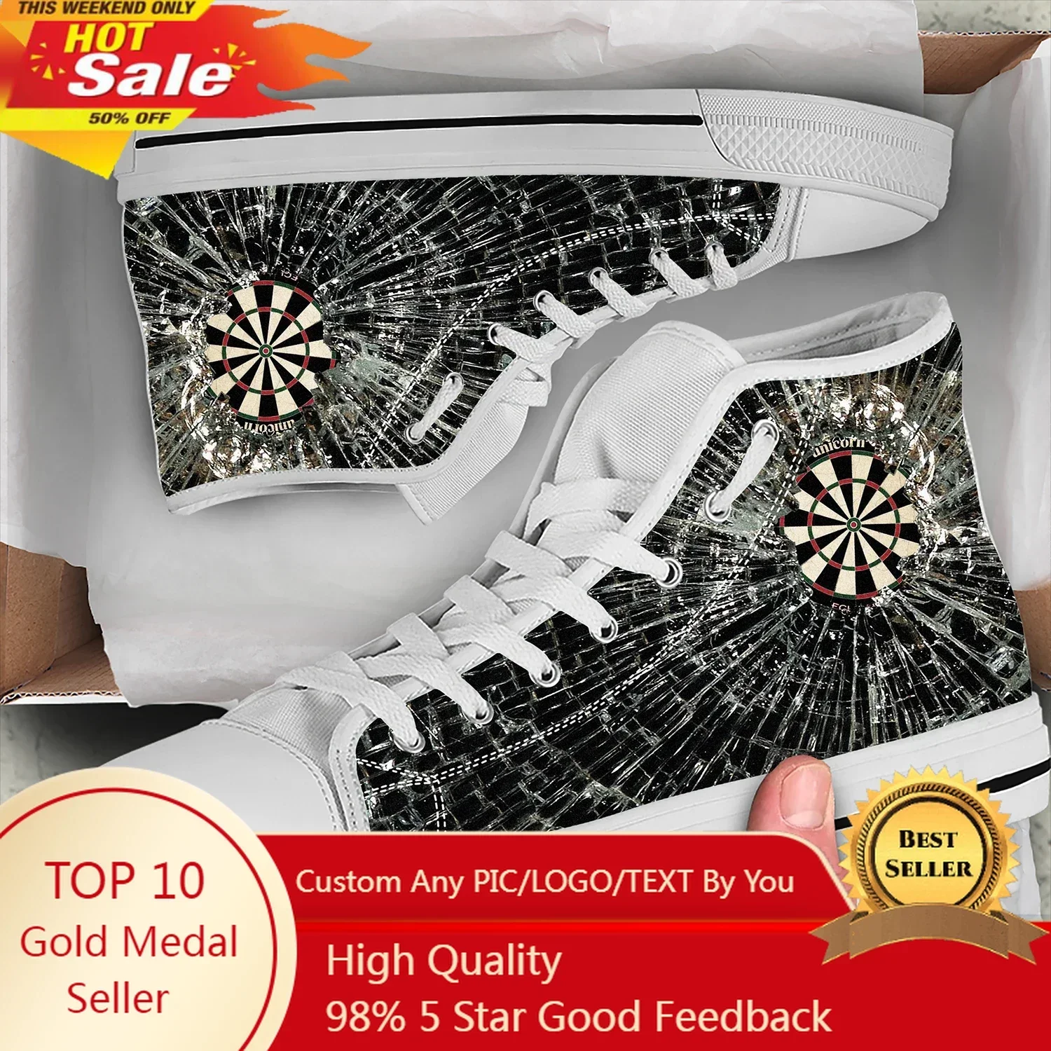 Hot Darts Board Funny Running Sport Classic Shoes Casual Breathable Lightweight 3D Print Shoes for Men Women Fashion Sneakers
Hot Darts Board Funny Running Sport Classic Shoes Casual Breathable Lightweight 3D Print Shoes for Men Women Fashion Sneakers