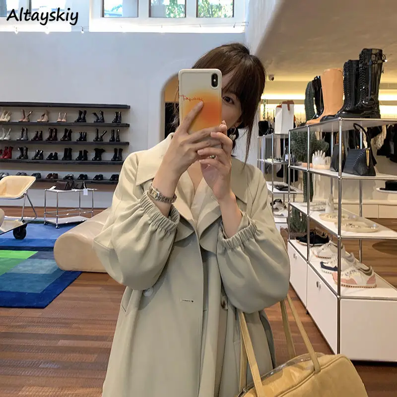 Trench Woman Casual Fashion Office Ladies Windbreaker Loose Autumn Korean Style Elegant Retro All-match New Simple Streetwear
Trench Woman Casual Fashion Office Ladies Windbreaker Loose Autumn Korean Style Elegant Retro All-match New Simple Streetwear