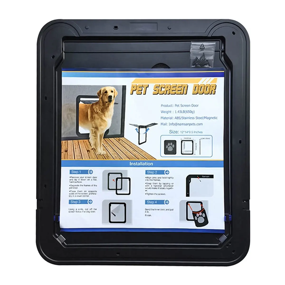A89X Pet Door New Safe Lockable Magnetic Screen Outdoor Dogs Cats Window Gate House Enter Freely Fashion Pretty Garde 2pc
A89X Pet Door New Safe Lockable Magnetic Screen Outdoor Dogs Cats Window Gate House Enter Freely Fashion Pretty Garde 2pc