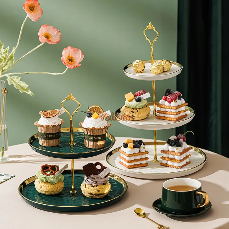 3 Layer Gold Bead Fruit Tray for Wedding Birthday Tea Party Serving Tree Tower Candy Plates Round Ceramic Cupcake Display Stand
3 Layer Gold Bead Fruit Tray for Wedding Birthday Tea Party Serving Tree Tower Candy Plates Round Ceramic Cupcake Display Stand