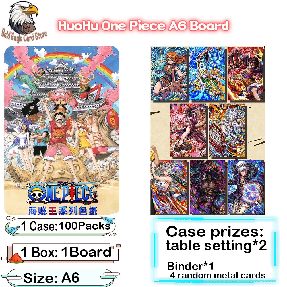 Wholesale Of The Latest 2026 HuoHu Cultural One Piece Board A6 Size Goddess Feast Color Paper Luffy Nami Anime Cards
Wholesale Of The Latest 2026 HuoHu Cultural One Piece Board A6 Size Goddess Feast Color Paper Luffy Nami Anime Cards