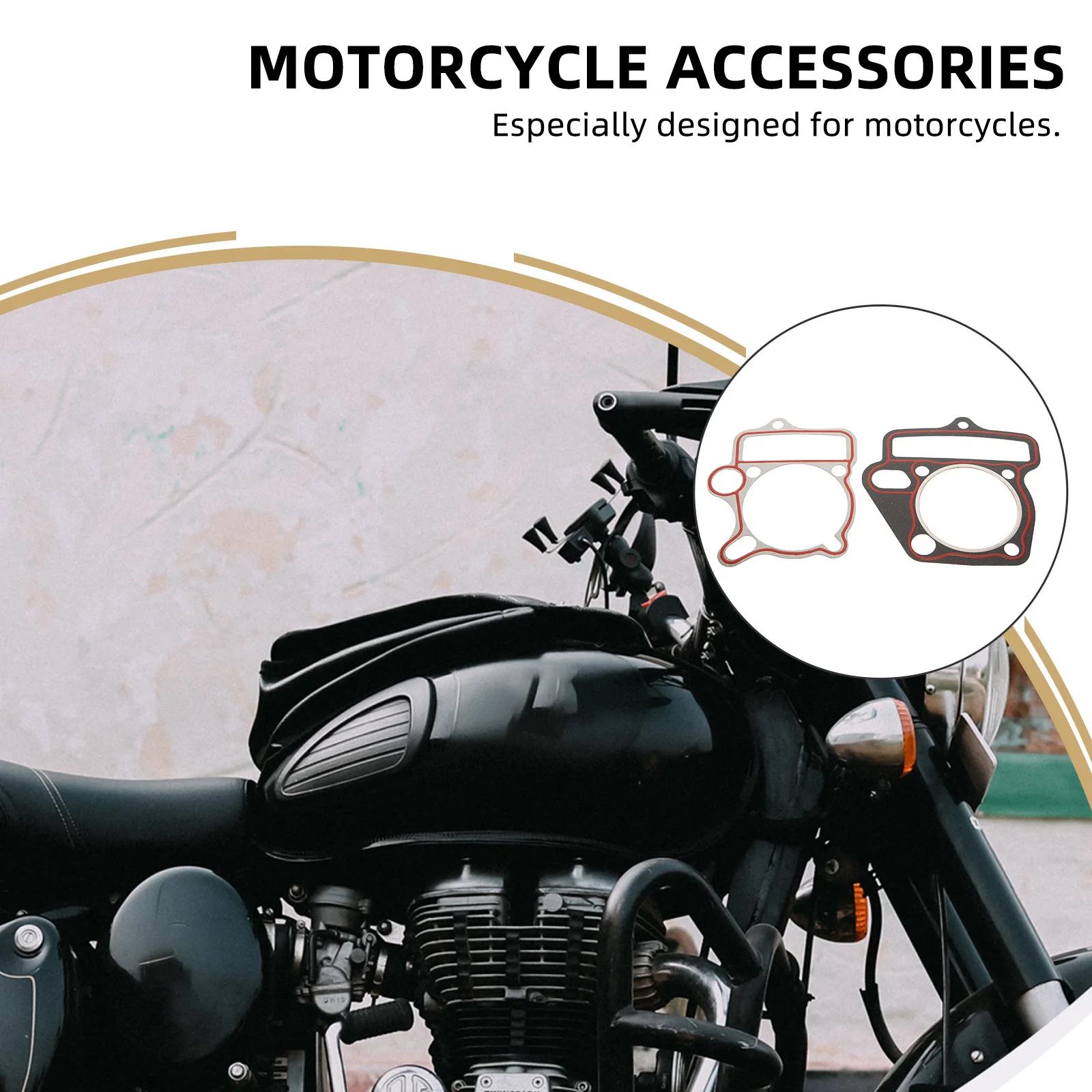 2Pcs Cylinder Gasket for Motorcycle Scooter Engine Accessories Black Head Pad Sturdy Materials Long Durability Easy Installation
2Pcs Cylinder Gasket for Motorcycle Scooter Engine Accessories Black Head Pad Sturdy Materials Long Durability Easy Installation