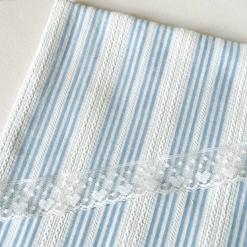 Color Woven Jacquard Striped Cotton Fabric Blue Korean DIY Sewing Dress Curtain Fabric
Color Woven Jacquard Striped Cotton Fabric Blue Korean DIY Sewing Dress Curtain Fabric