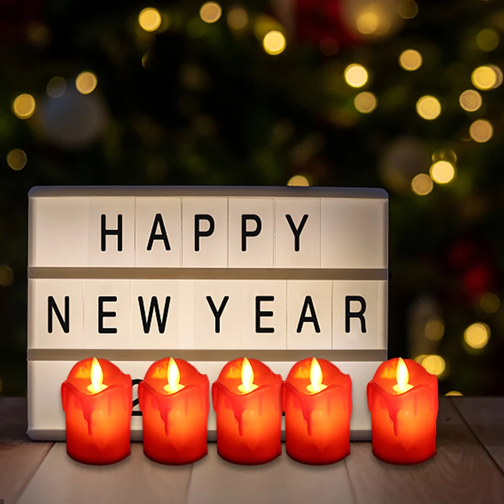 Набор из 12 беспламенных свечей с 3D-фитилями, ночники для Рождества и свадеб
Набор из 12 беспламенных свечей с 3D-фитилями, ночники для Рождества и свадеб