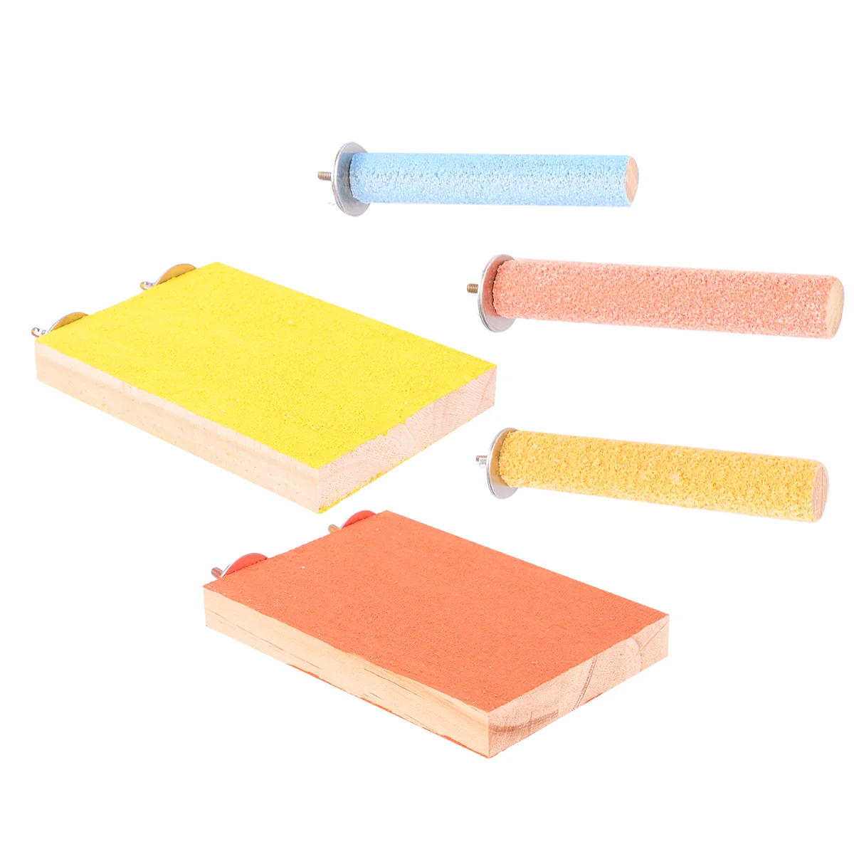 Parrot Grinding Board Bird Playset Toy Cage Stand Platform Food Claw Rods Standing Stick
Parrot Grinding Board Bird Playset Toy Cage Stand Platform Food Claw Rods Standing Stick