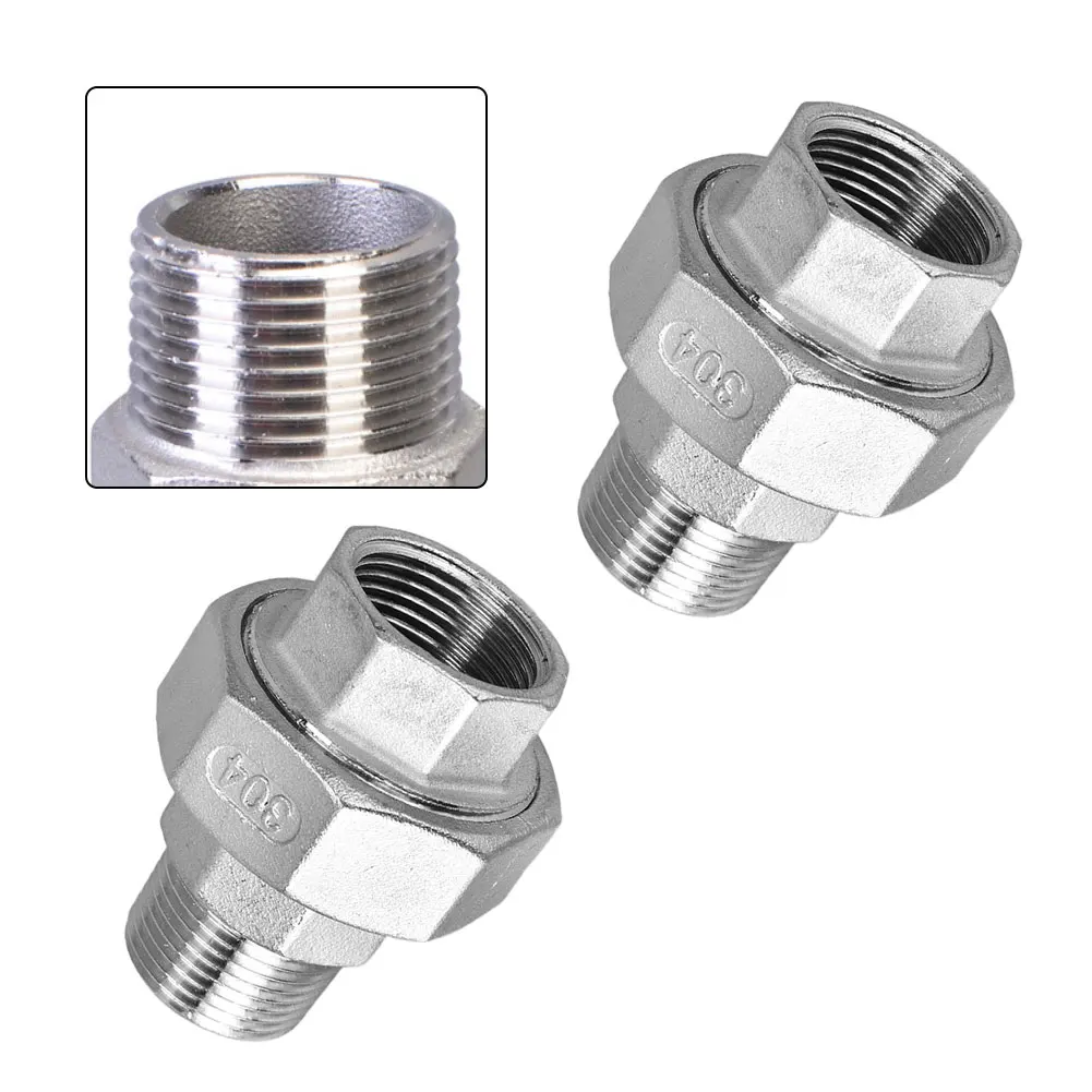2pcs 304 Stainless Steel Internal External Threaded Connector For High Pressure Pipe Fitting In Petrochemical Shipbuilding
2pcs 304 Stainless Steel Internal External Threaded Connector For High Pressure Pipe Fitting In Petrochemical Shipbuilding