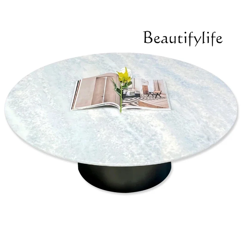 Italian minimalist natural luxury stone coffee table modern living room household blue crystal round coffee table combination
Italian minimalist natural luxury stone coffee table modern living room household blue crystal round coffee table combination