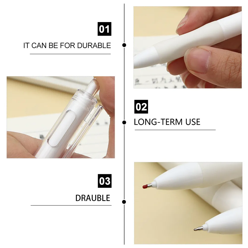 10Pcs Press Type Black Gel Pens 0.5mm Fine Tip Smooth Writing Office Student School Use Signing Fine Tip Pens Office Supplies
10Pcs Press Type Black Gel Pens 0.5mm Fine Tip Smooth Writing Office Student School Use Signing Fine Tip Pens Office Supplies