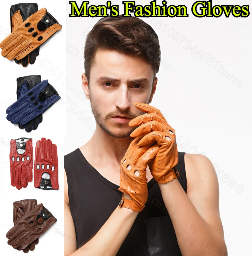 Новые мужские кожаные перчатки, варежки с пуговицами, дышащие мужские перчатки из козьей кожи для вождения, мужские варежки, кожаные перчатки
Новые мужские кожаные перчатки, варежки с пуговицами, дышащие мужские перчатки из козьей кожи для вождения, мужские варежки, кожаные перчатки