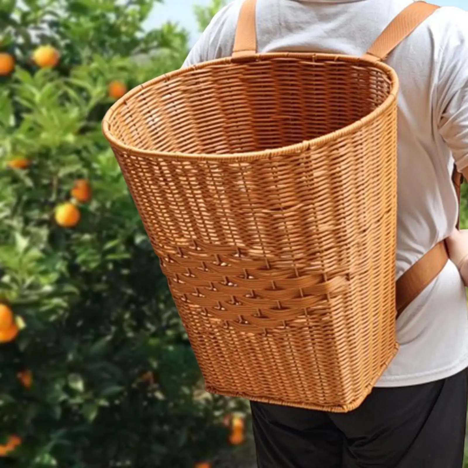 Tea Leaves Picking Basket Handmade Flower Basket for Weekend Farmhouse Fruit
Tea Leaves Picking Basket Handmade Flower Basket for Weekend Farmhouse Fruit