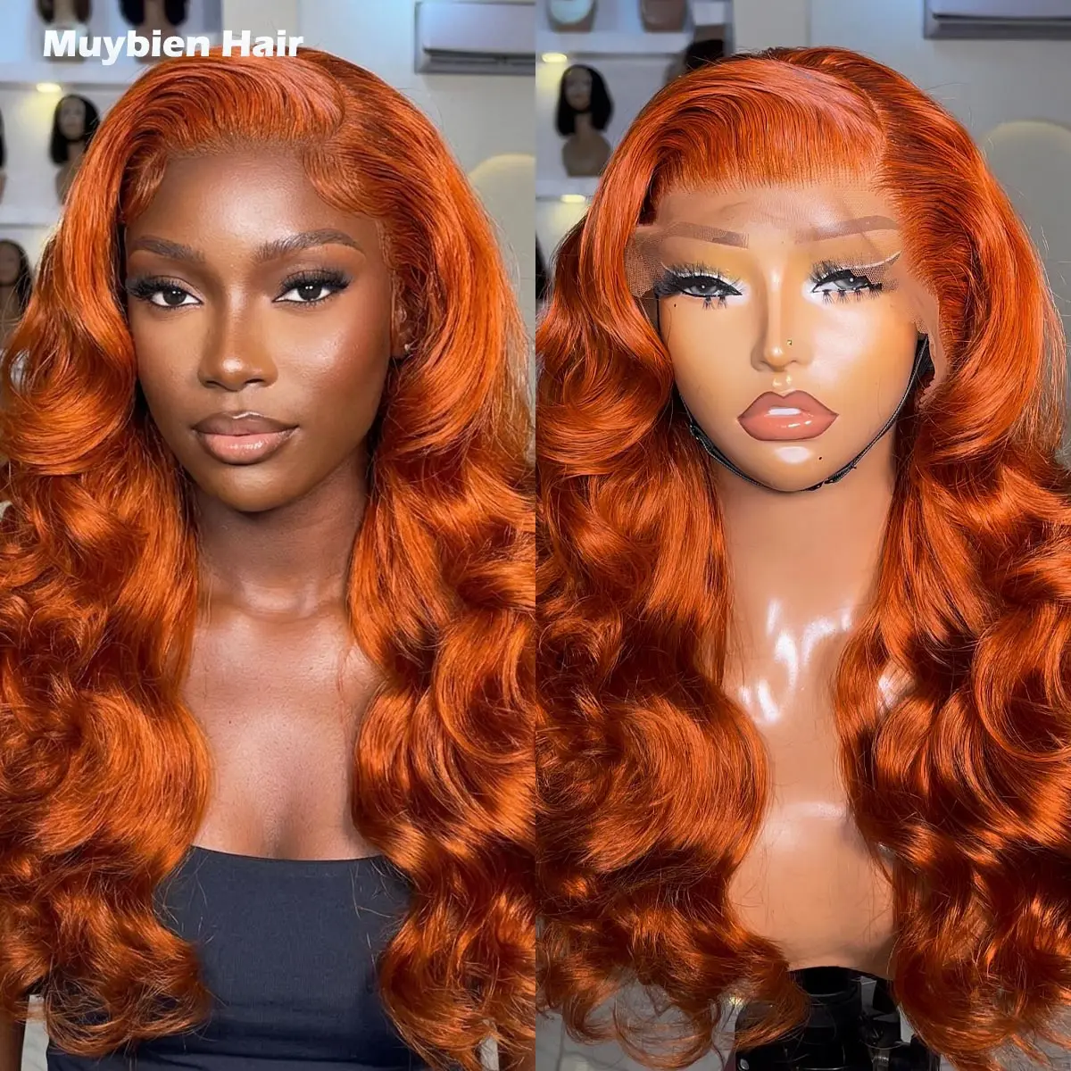 Ginger Orange 13x4 HD Lace Front Wigs Human Hair Body Wave Wavy 13x6 HD Lace Front Glueless Ginger Wig Human Hair Glueless Wigs
Ginger Orange 13x4 HD Lace Front Wigs Human Hair Body Wave Wavy 13x6 HD Lace Front Glueless Ginger Wig Human Hair Glueless Wigs