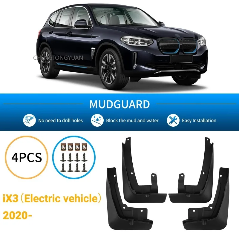 Mudguards FOR BMW IX3 2014-2021 Electric Vehicle Fenders Car Mud Flaps Splash Guards ABS Modification Accessory Anti Mud Sand
Mudguards FOR BMW IX3 2014-2021 Electric Vehicle Fenders Car Mud Flaps Splash Guards ABS Modification Accessory Anti Mud Sand