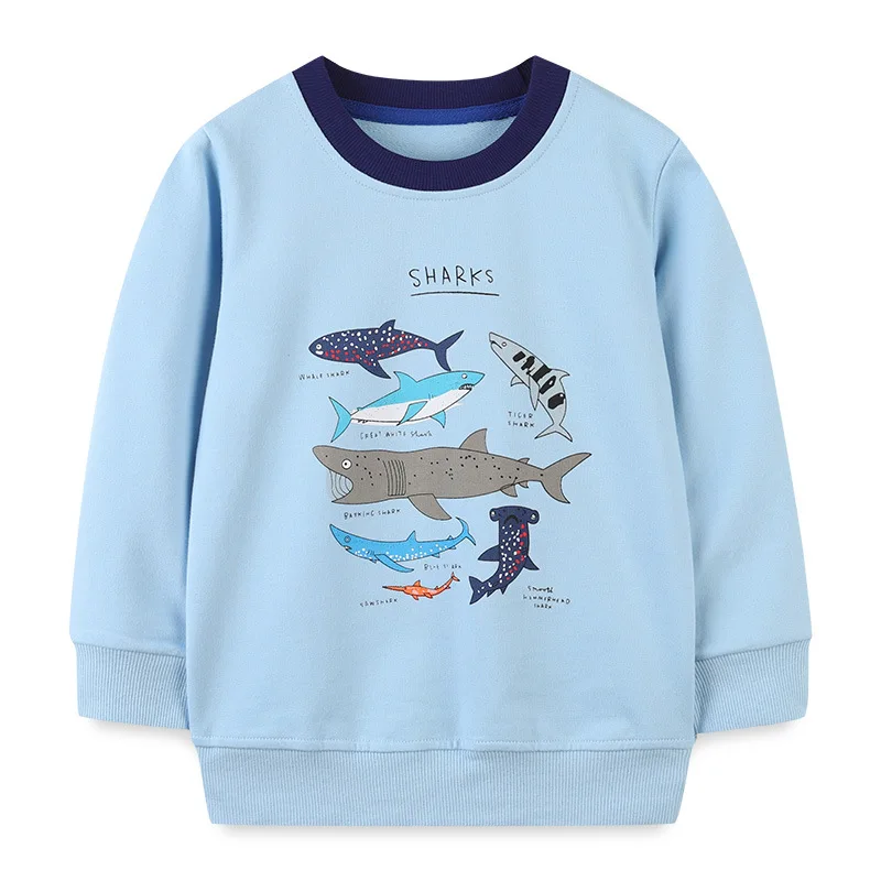 New 2-7 Years Old Boy Round Neck Pullover Hoodie European and American Style Cartoon Printed Sports Autumn Clothing
New 2-7 Years Old Boy Round Neck Pullover Hoodie European and American Style Cartoon Printed Sports Autumn Clothing