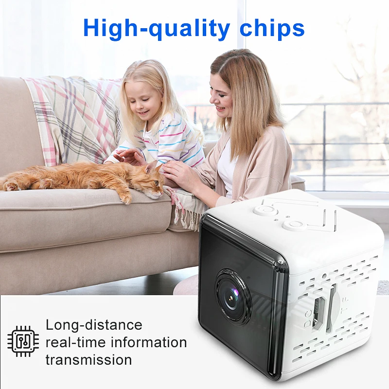 HD Wireless WiFi Mini Camera Indoor Outdoor Wireless Security Surveillance Camera Night Vision Pet Dog Camera Baby Monitor
HD Wireless WiFi Mini Camera Indoor Outdoor Wireless Security Surveillance Camera Night Vision Pet Dog Camera Baby Monitor
