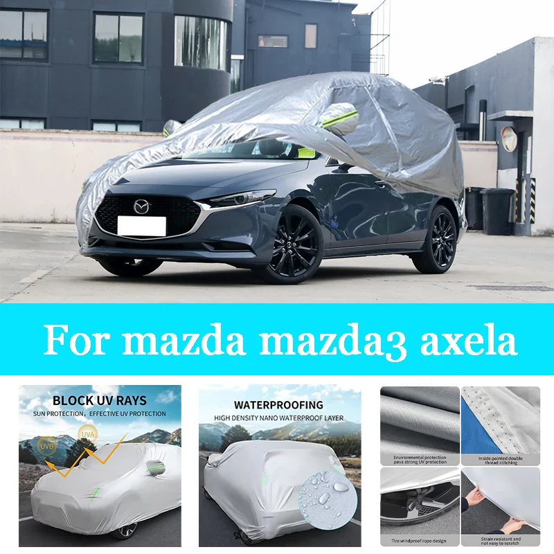 Автомобильный чехол, уличный полный чехол, солнцезащитный козырек, пылезащитный защитный чехол, универсальный для Mazda Mazda3 Axela Hatchback Sedan SUV
Автомобильный чехол, уличный полный чехол, солнцезащитный козырек, пылезащитный защитный чехол, универсальный для Mazda Mazda3 Axela Hatchback Sedan SUV