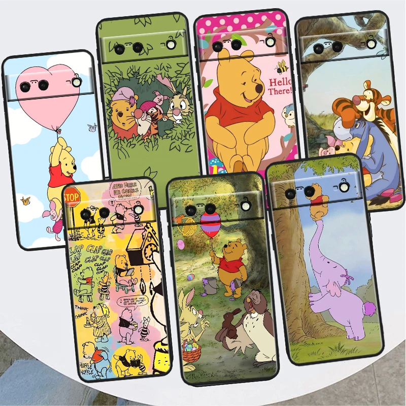 Disney Winnie The Pooh Cartoon For Google Pixel 8 7A 7 6A 6 5A 5 4 4A XL 5G Black Silicon Shockproof Shell Cover Phone Case
Disney Winnie The Pooh Cartoon For Google Pixel 8 7A 7 6A 6 5A 5 4 4A XL 5G Black Silicon Shockproof Shell Cover Phone Case