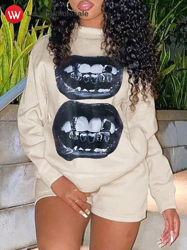 LW Autumn Winter Print Sweatshirt Women Oversized Casual Loose Stand Collar Pullovers New in Hoodies & Sweatshirts Woman Clothes
LW Autumn Winter Print Sweatshirt Women Oversized Casual Loose Stand Collar Pullovers New in Hoodies & Sweatshirts Woman Clothes