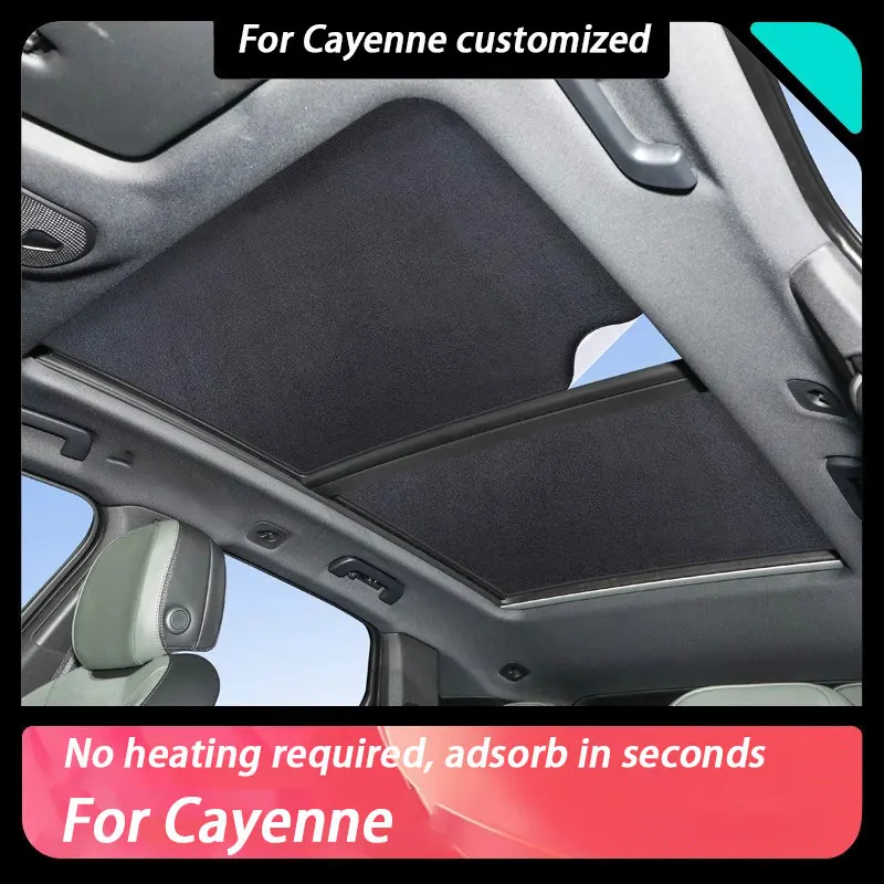 For Porsche Cayenne Static Sunshade Sunroof Sunscreen Electrostatic Adhesion UV Protection Roof Cover Heat Insulation Shade
For Porsche Cayenne Static Sunshade Sunroof Sunscreen Electrostatic Adhesion UV Protection Roof Cover Heat Insulation Shade