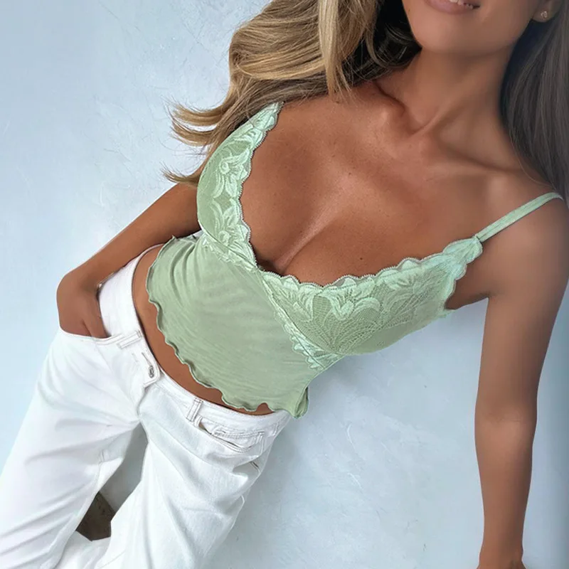 DriftWear 2025 Sexy V-Neck Lace Cami Women's Ruffle Trim Crop Top Y2K Stretchy Sleeveless Shirt for Summer Cutout Cami Crop Tops
DriftWear 2025 Sexy V-Neck Lace Cami Women's Ruffle Trim Crop Top Y2K Stretchy Sleeveless Shirt for Summer Cutout Cami Crop Tops