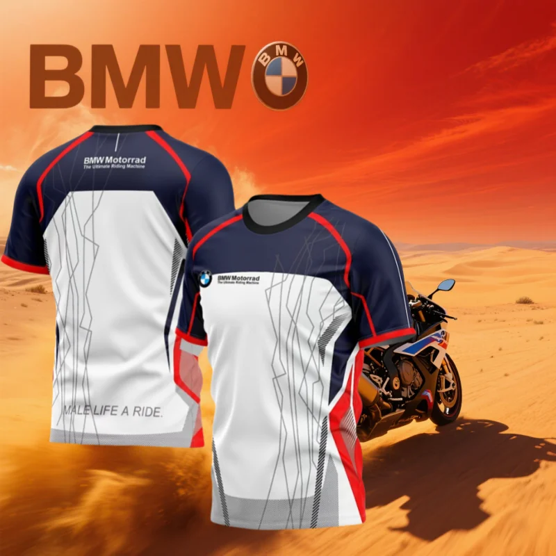 2025 Summer BMW Brand Hot-selling Men's Quick-drying T-shirt Short-sleeved Motorcycle Racing Casual Loose Fashion Breathable Y2K
2025 Summer BMW Brand Hot-selling Men's Quick-drying T-shirt Short-sleeved Motorcycle Racing Casual Loose Fashion Breathable Y2K