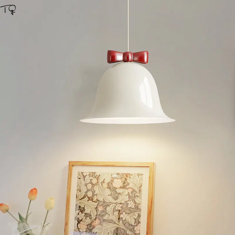Nordic Ins Bedside Bedroom Bowknot Bell Pendant Lights LED E27 Cream Wind Wall Mounted Kitchen Light Fixtures Children's Room
Nordic Ins Bedside Bedroom Bowknot Bell Pendant Lights LED E27 Cream Wind Wall Mounted Kitchen Light Fixtures Children's Room