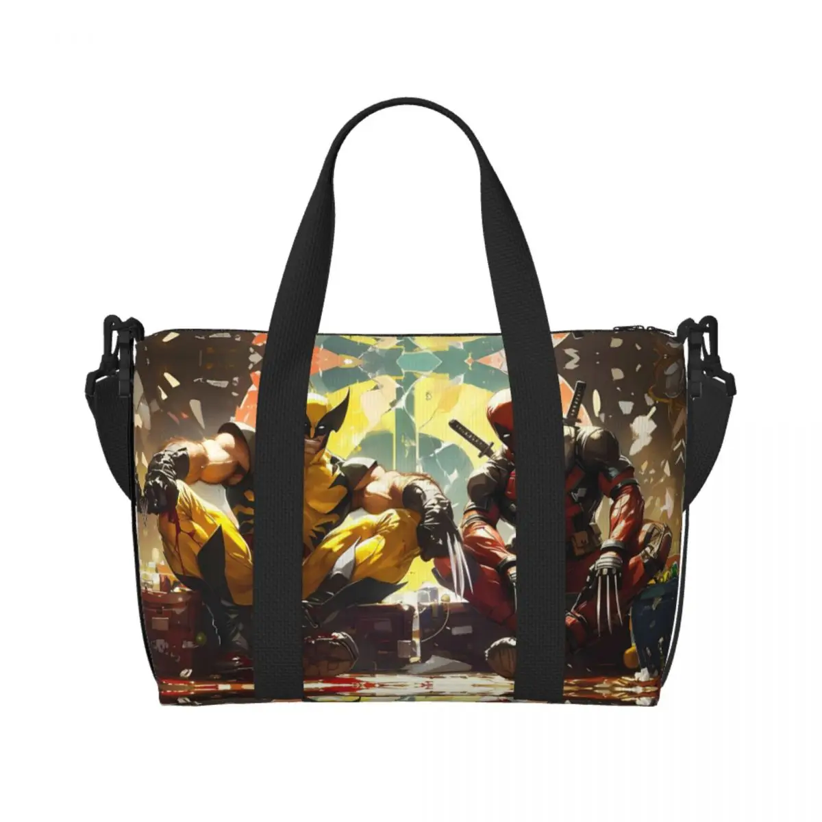 Custom Wolverine Groceries Tote Shopping Bag Women Big Capacity Anime Cartoon Cool Superhero Gym Beach Travel Bags
Custom Wolverine Groceries Tote Shopping Bag Women Big Capacity Anime Cartoon Cool Superhero Gym Beach Travel Bags