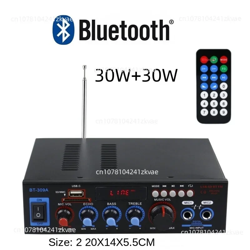 Professional high-power speaker amplifier home bluetooth amplifier hifi audio amplifier
Professional high-power speaker amplifier home bluetooth amplifier hifi audio amplifier