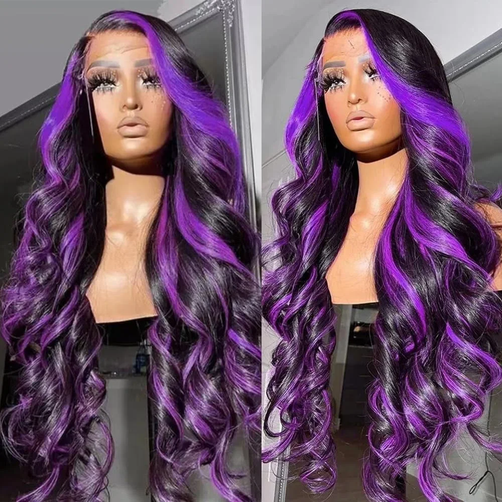 Smilegirl Ombre Purple Highlight Body Wave 13x6 HD Парик фронта шнурка Человеческие волосы Волны Темно-фиолетовый 13x4 Парики фронтальной части шнурка для женщин
Smilegirl Ombre Purple Highlight Body Wave 13x6 HD Парик фронта шнурка Человеческие волосы Волны Темно-фиолетовый 13x4 Парики фронтальной части шнурка для женщин