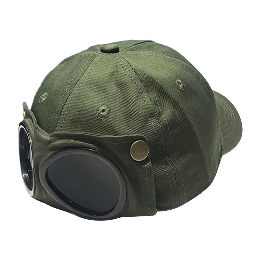 Pilot Hat with Reverse Glasses Personalized and Versatile Sunglasses Baseball Cap -1 piece
Pilot Hat with Reverse Glasses Personalized and Versatile Sunglasses Baseball Cap -1 piece