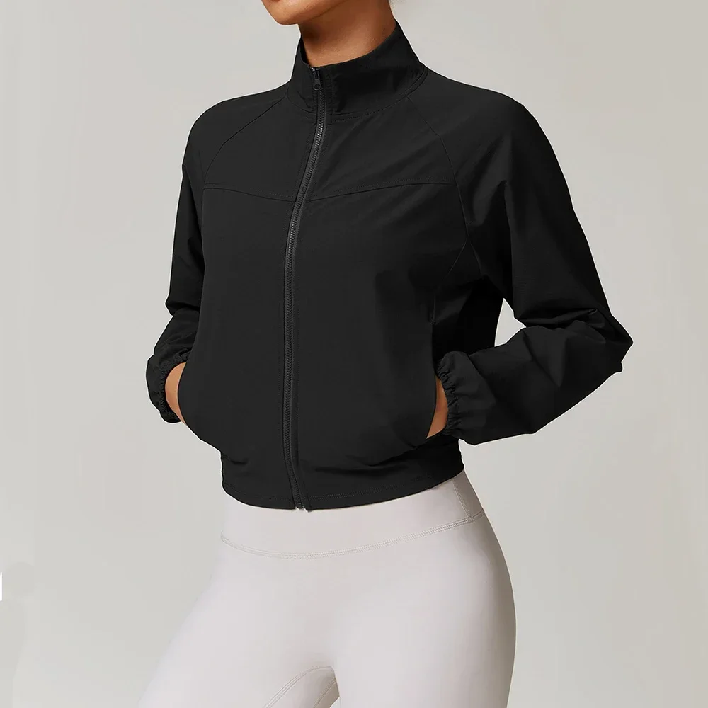 Women's Jacket Long Sleeved Outdoor Fitness Coat Yoga Crop Tops Gym Clothes Sports Tops Jacket Yoga Shirt Workout Sweatshirts
Women's Jacket Long Sleeved Outdoor Fitness Coat Yoga Crop Tops Gym Clothes Sports Tops Jacket Yoga Shirt Workout Sweatshirts