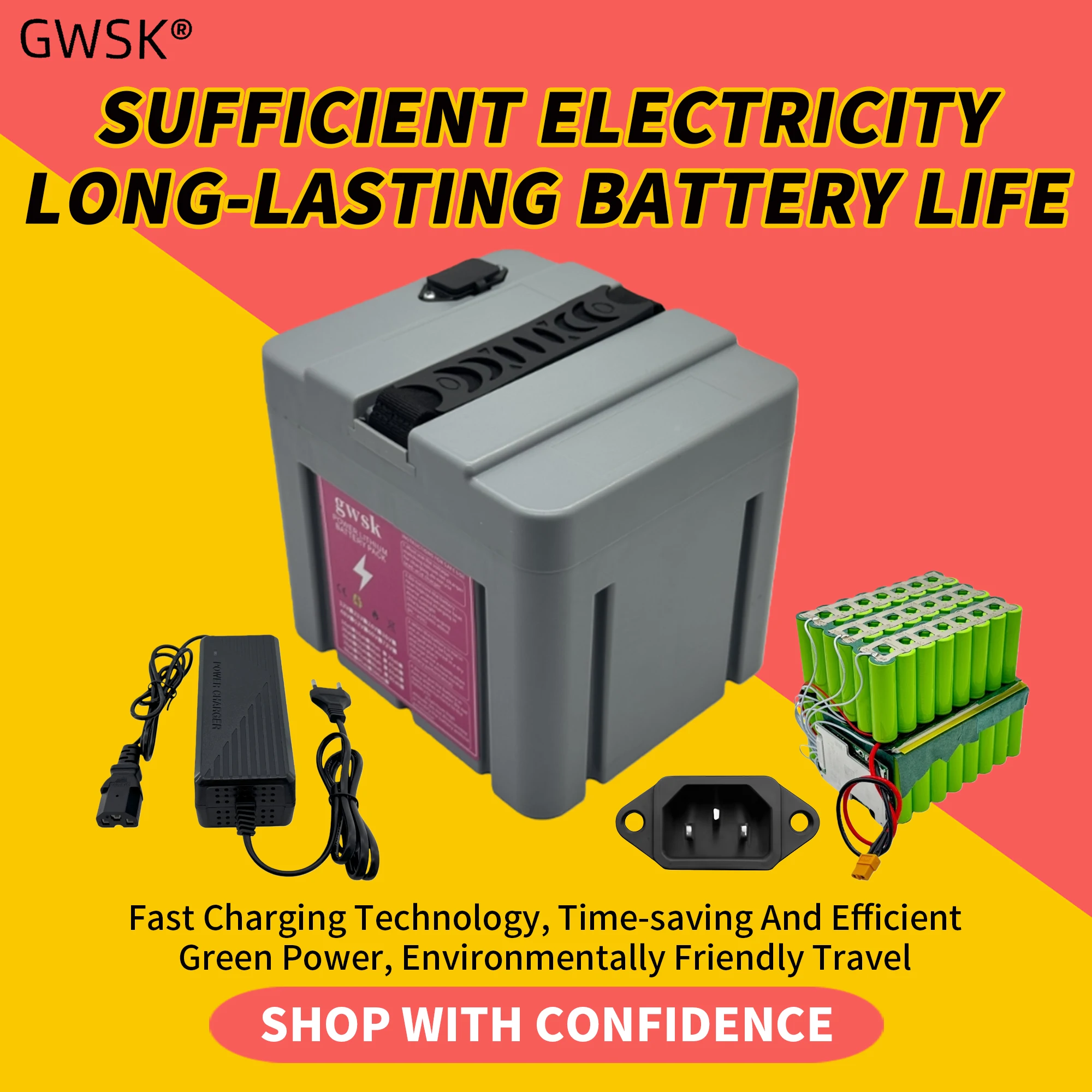 3.Air freight, in stock, small white box 18650 lithium-ion battery, 72V/60V/48V/24V,new capacity, suitable for electric vehicles
3.Air freight, in stock, small white box 18650 lithium-ion battery, 72V/60V/48V/24V,new capacity, suitable for electric vehicles