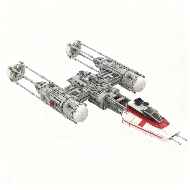 1802PCS MOC Space Battle Ucs Resistance Y Wing Starfighter Model Custom Building Blocks DIY Assembly Display Gift Decor Build
1802PCS MOC Space Battle Ucs Resistance Y Wing Starfighter Model Custom Building Blocks DIY Assembly Display Gift Decor Build