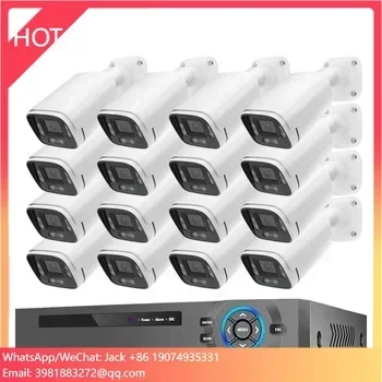 Quality Complete 16 Channels Outdoor Face Detection H.265 4K 8MP Wired POE IP Network Cctv Home Security Camera System
Quality Complete 16 Channels Outdoor Face Detection H.265 4K 8MP Wired POE IP Network Cctv Home Security Camera System