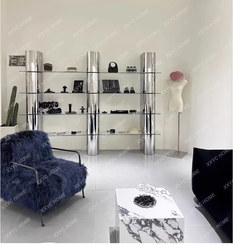 X Floor-to-ceiling Storage Shoe Rack Bag Nakajima Display Stand Stainless Steel Glass Shelf
X Floor-to-ceiling Storage Shoe Rack Bag Nakajima Display Stand Stainless Steel Glass Shelf