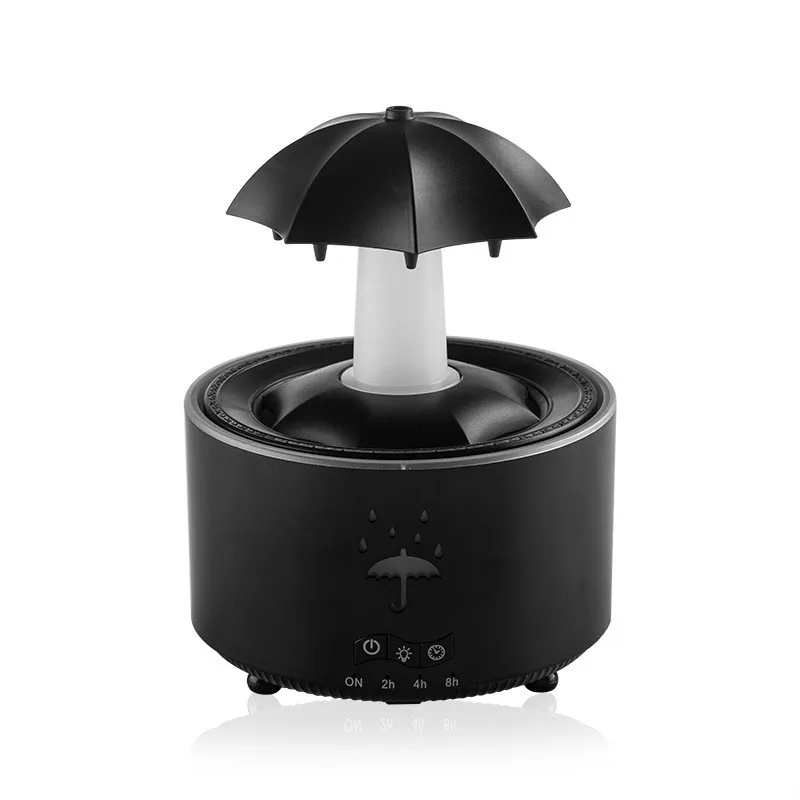 Rotating umbrella Water drop aromatherapy machine Household heavy fog desktop humidifier Colorful light remote control
Rotating umbrella Water drop aromatherapy machine Household heavy fog desktop humidifier Colorful light remote control