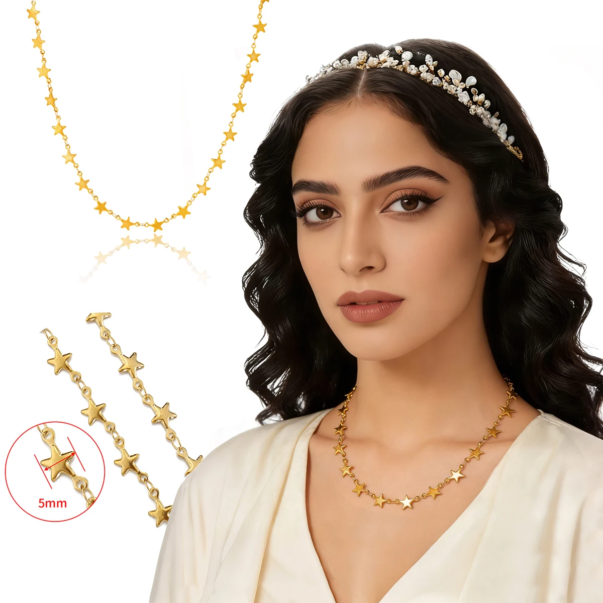 Stainless Steel Chain Necklace For Man Women Gold Silver Color For Pendant Pentagram Donot Fade Jewelry
Stainless Steel Chain Necklace For Man Women Gold Silver Color For Pendant Pentagram Donot Fade Jewelry