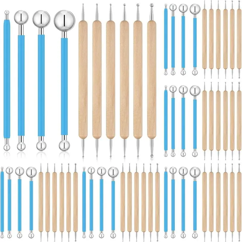 A11I 6 Sets Dot Painting Tools 60 Pcs Clay Pottery Modeling Tools Embossing Tools Clay Dotting Tools For Painting
A11I 6 Sets Dot Painting Tools 60 Pcs Clay Pottery Modeling Tools Embossing Tools Clay Dotting Tools For Painting