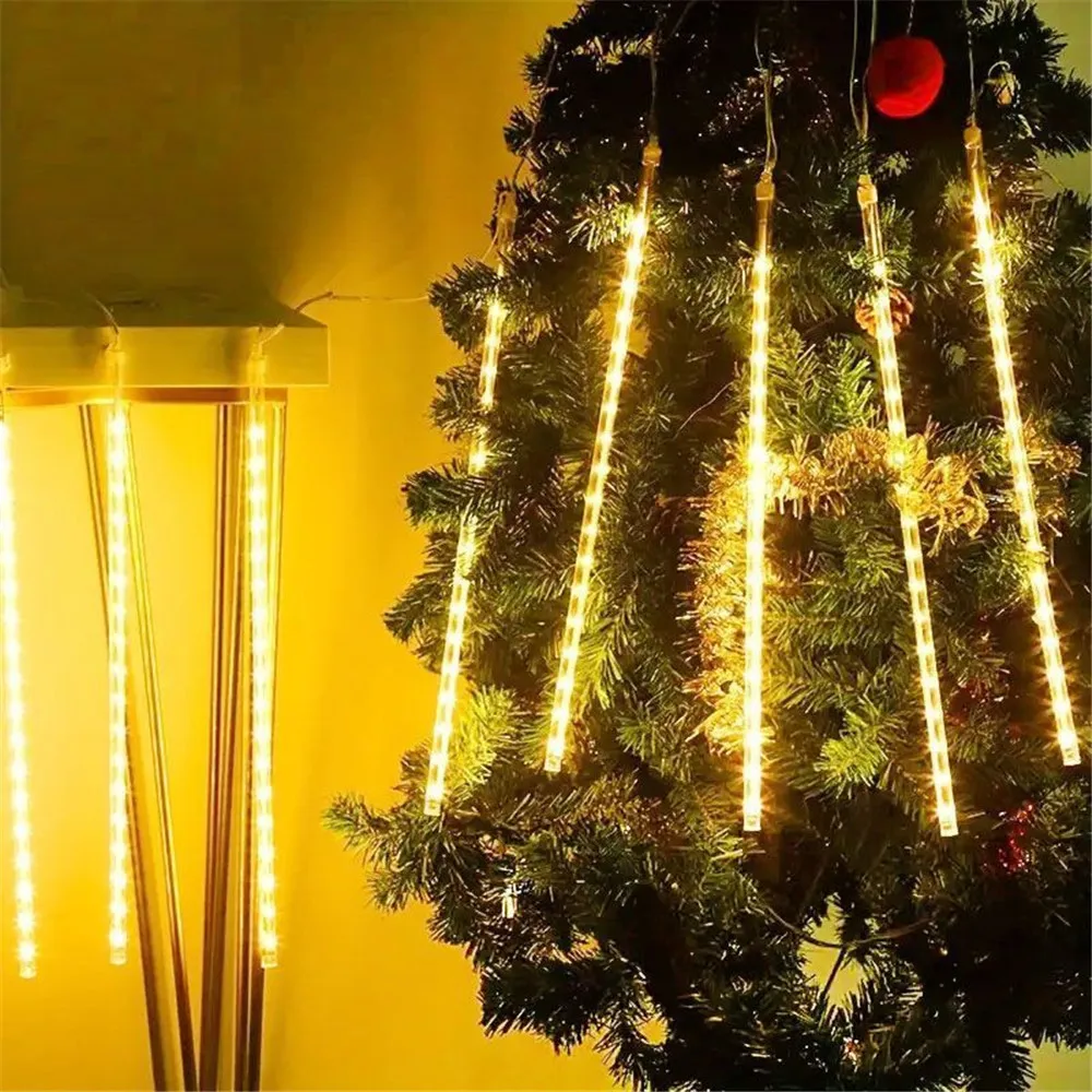 8/16/24/32Tube LED Meteor Shower Light Christmas Lights Outdoor String Lights for Garden Christmas Tree Wedding Party Decoation
8/16/24/32Tube LED Meteor Shower Light Christmas Lights Outdoor String Lights for Garden Christmas Tree Wedding Party Decoation